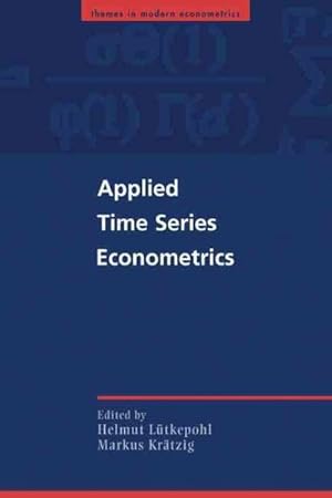 Imagen del vendedor de Applied Time Series Econometrics a la venta por GreatBookPricesUK