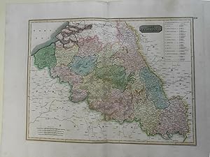 Nederland Netherlands Low Countries Belgium 1817 Thomson oversized folio map