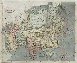 Asia Ottoman Empire Iran China India Russia Japan Korea 1804 Arrowsmith map