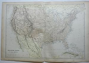 United States New England Midwest Texas California Florida 1882 Blackie map