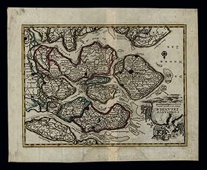 Zeeland Holland Comitatus Zelandiae Nederland Netherlands c.1740-60 map