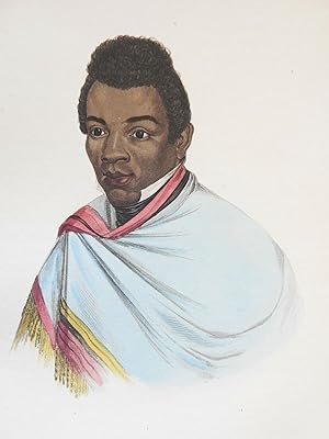 Man from Madagascar Portrait Africa 1855 Bailliere scarce ethnographic print