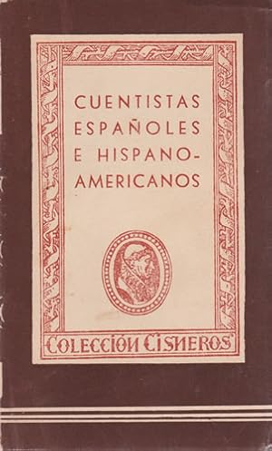 Seller image for Cuentistas espaoles e hispanoamericanos (Antologa) for sale by Librera Cajn Desastre