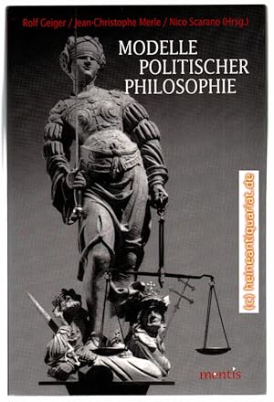 Seller image for Modelle politischer Philosophie. for sale by Heinrich Heine Antiquariat oHG