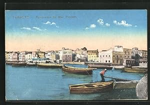 Cartolina Taranto, Panorama da Mar Piccolo