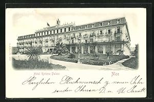 Carte postale Nice, Hôtel Riviera-Palace