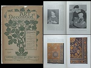 ART ET DECORATION - DECEMBRE 1911 - ERNEST BIELER, TAPIS CHINOIS