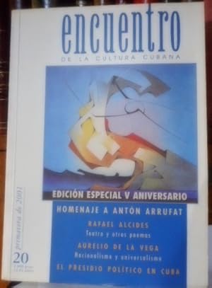 ENCUENTRO de la Cultura Cubana número 20 - Primavera de 2001 - Edición Especial V Aniversario