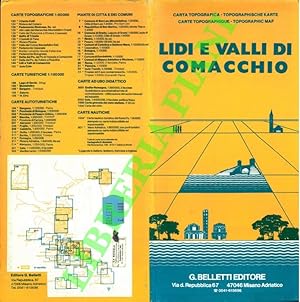 Lidi e Valli di Comacchio. Carta topografica.
