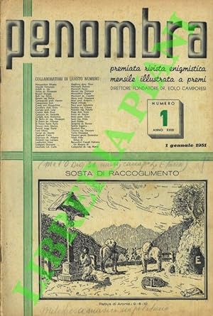 Penombra. 1951. Premiata rivista enigmistica mensile illustrata.