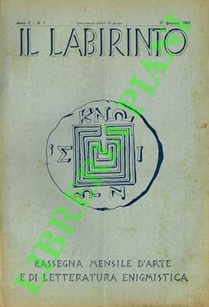 Il labirinto. 1949. Rassegna mensile d'arte e di letteratura enigmistica.