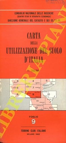 Carta della utilizzazione del suolo d'Italia. Foglio 9. Bologna La Spezia Firenze.