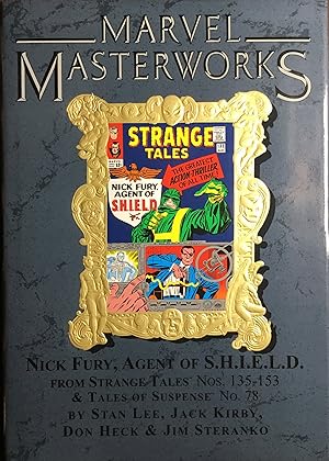 Seller image for MARVEL MASTERWORKS Vol. 83 (Variant Gold Foil Edition) : NICK FURY, AGENT OF S.H.I.E.L.D. from Strange Tales Nos. 135 - 153 & Tales of Suspense No. 78 for sale by OUTSIDER ENTERPRISES