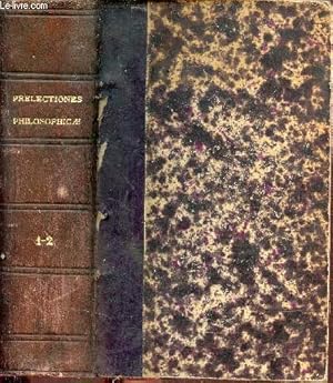 Bild des Verkufers fr Praelectiones philosophicae ad mentem S.Thomae Aquinatis doctoris angelici - Altera editio emendata - Tomus primus + Tomus secundus en 1 volume - Tomus primus : Logica et anthropologia - Tomus secundus : Metaphysica et ethica. zum Verkauf von Le-Livre