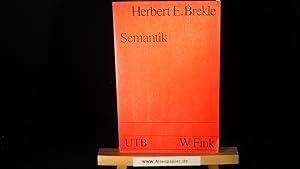 Semantik : eine Einführung in die sprachwissenschaftliche Bedeutungslehre.