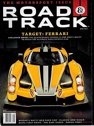 Seller image for Road & Track Magazine May 2015 Vol 66 No 8 Motorsport Issues Ferrari Cover for sale by ! Turtle Creek Books  !