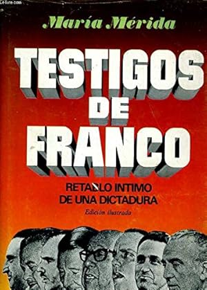 Imagen del vendedor de Testigos De Franco a la venta por lisarama