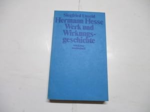 Bild des Verkufers fr Hermann Hesse. Werk und Wirkungsgeschichte. zum Verkauf von Ottmar Mller