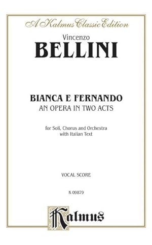 Bild des Verkufers fr Bianca E Fernando: Italian Language Edition, Vocal Score zum Verkauf von moluna