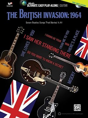 Imagen del vendedor de Ultimate Easy Guitar Play-Along -- The British Invasion 1964: Seven Beatles Songs That Started It All (Easy Guitar Tab), Book & DVD [With DVD ROM] a la venta por moluna