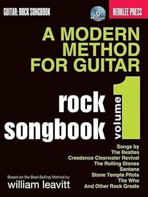 Imagen del vendedor de A Modern Method for Guitar Rock Songbook, Volume 1 [With CD (Audio)] a la venta por moluna