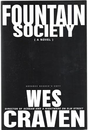 Immagine del venditore per Fountain Society by Wes Craven (Proof) venduto da Heartwood Books and Art