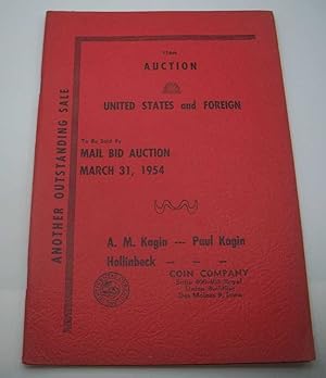 176th Auction United States and Foreign Coins, March 31, 1954