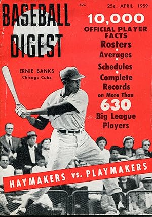 Imagen del vendedor de Baseball Digest, April 1959 a la venta por Centurybookstwo