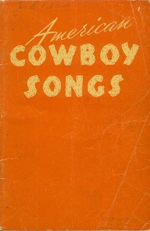 Seller image for American Cowboy Songs for sale by Paperback Recycler
