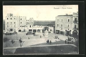 Cartolina Taranto, Piazza Fontana