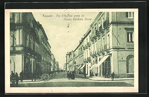 Seller image for Cartolina Taranto, Via d`Aquinio presa da Piazza Giordano Bruno for sale by Bartko-Reher