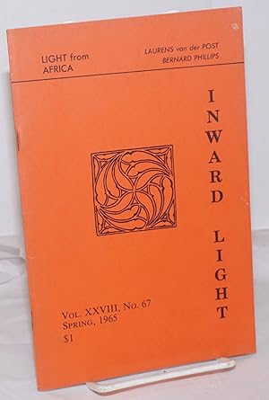 Bild des Verkufers fr Inward Light: vol. 28, #67, Spring 1965 zum Verkauf von Bolerium Books Inc.