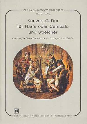 Bild des Verkufers fr Konzert fr Harfe oder Cembalo und Streicher G-Dur zum Verkauf von moluna