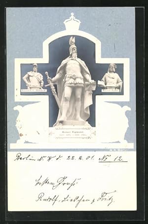 Ansichtskarte Kaiser Sigmund, Lippold von Bredow, Bernd Ryke