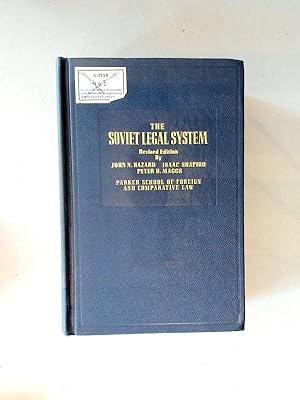 Bild des Verkufers fr The Soviet Legal System. Contemporary Documentation and Historical Commentary. zum Verkauf von avelibro OHG