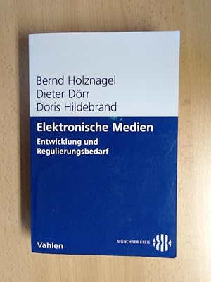 Bild des Verkufers fr Elektronische Medien. Entwicklung und Regulierungsbedarf. zum Verkauf von avelibro OHG