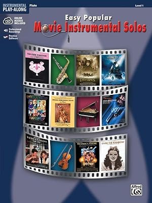 Bild des Verkufers fr Easy Popular Movie Instrumental Solos: Flute, Book & CD zum Verkauf von moluna