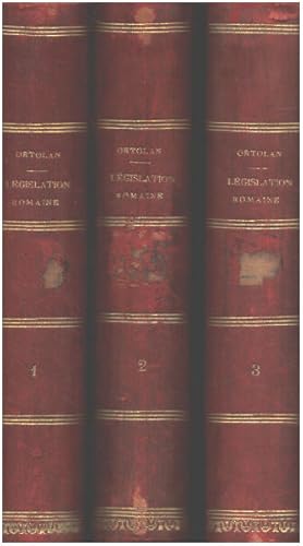 Legislation romaine / complet en 3 tomes