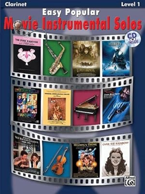 Bild des Verkufers fr Easy Popular Movie Instrumental Solos: Clarinet, Book & CD [With CD] zum Verkauf von moluna