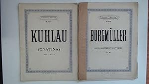 Seller image for Kuhlau Sonatinas Book 1 Nos.1-6 & Burgmuller 18 Characteristic Studies Op.109 for Piano. for sale by Goldstone Rare Books