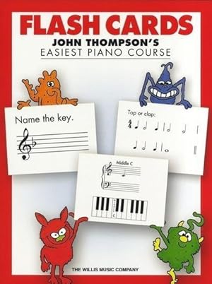 Bild des Verkufers fr Flash Cards: John Thompson\ s Easiest Piano Course zum Verkauf von moluna