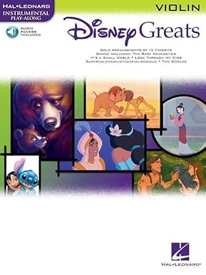 Imagen del vendedor de Disney Greats-Violin [With CD (Audio)] a la venta por moluna