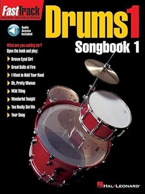 Bild des Verkufers fr Fasttrack Drums Songbook 1 - Level 1 zum Verkauf von moluna