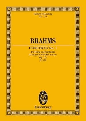 Bild des Verkufers fr Brahms, J: Concerto No.1 d-Moll zum Verkauf von moluna