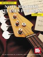 Imagen del vendedor de Note Reading Studies for Bass a la venta por moluna