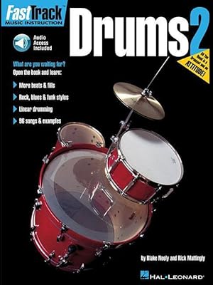 Bild des Verkufers fr Fasttrack Drums Method - Book 2 [With CD] zum Verkauf von moluna