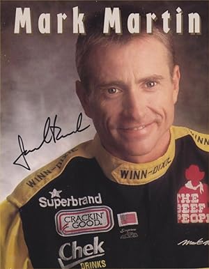 Seller image for Mark Martin Publicity Handout Signed by Jack Roush for sale by Craig Stark