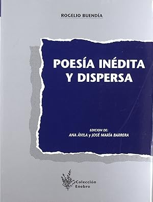 Seller image for Poesa indita y dispersa for sale by Imosver