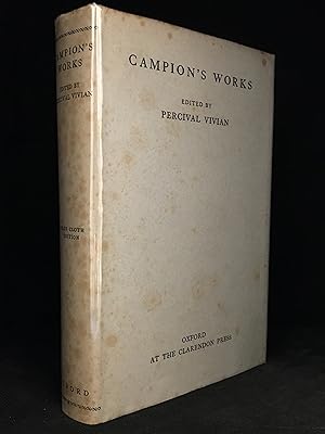 Bild des Verkufers fr Campion's Works zum Verkauf von Burton Lysecki Books, ABAC/ILAB