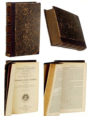 Thomae Aquinatis Summae contra Gentiles libri quatuor. Volumen unicum.